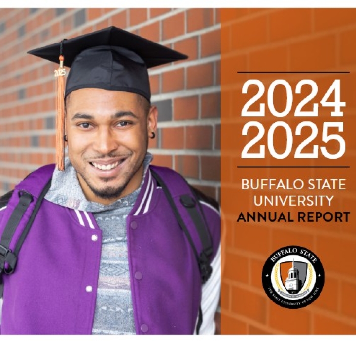 24-25 AR cover showing smiling student wearing a mortarboard