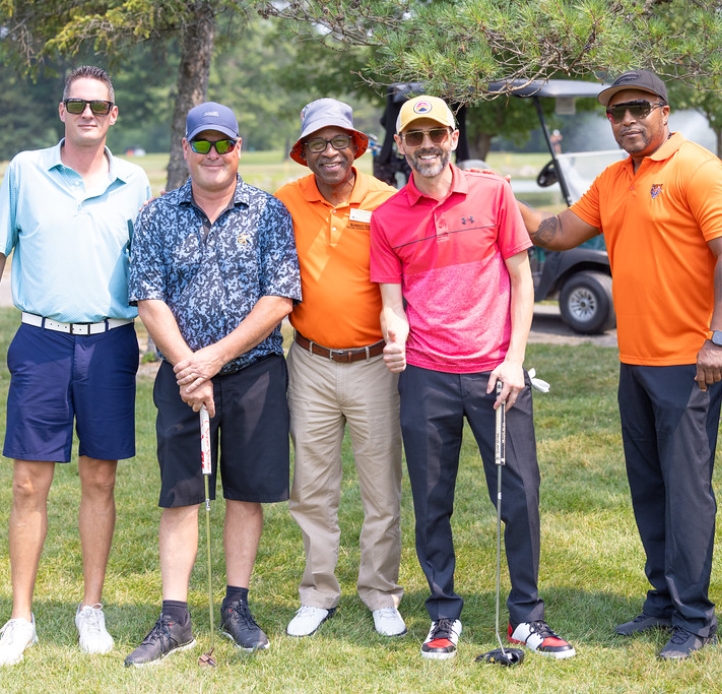Players at the 2025 Golf Tournament
